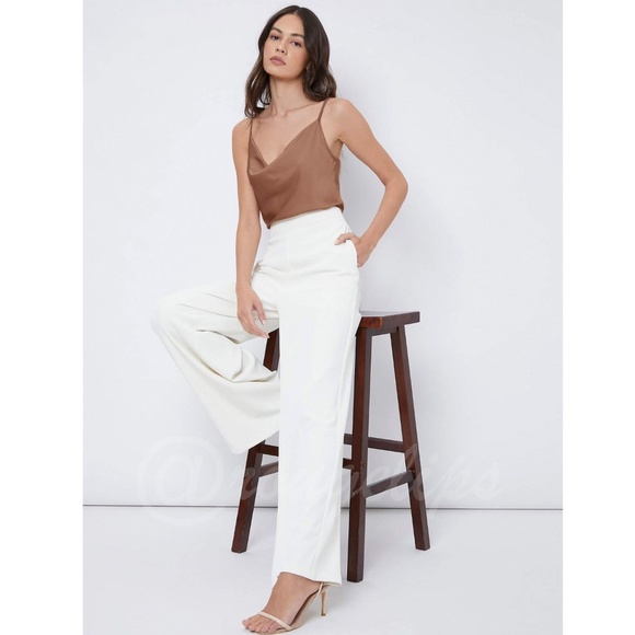 Glamorous Cowl Neck Spaghetti Straps Camisole Top - Picture 6 of 13